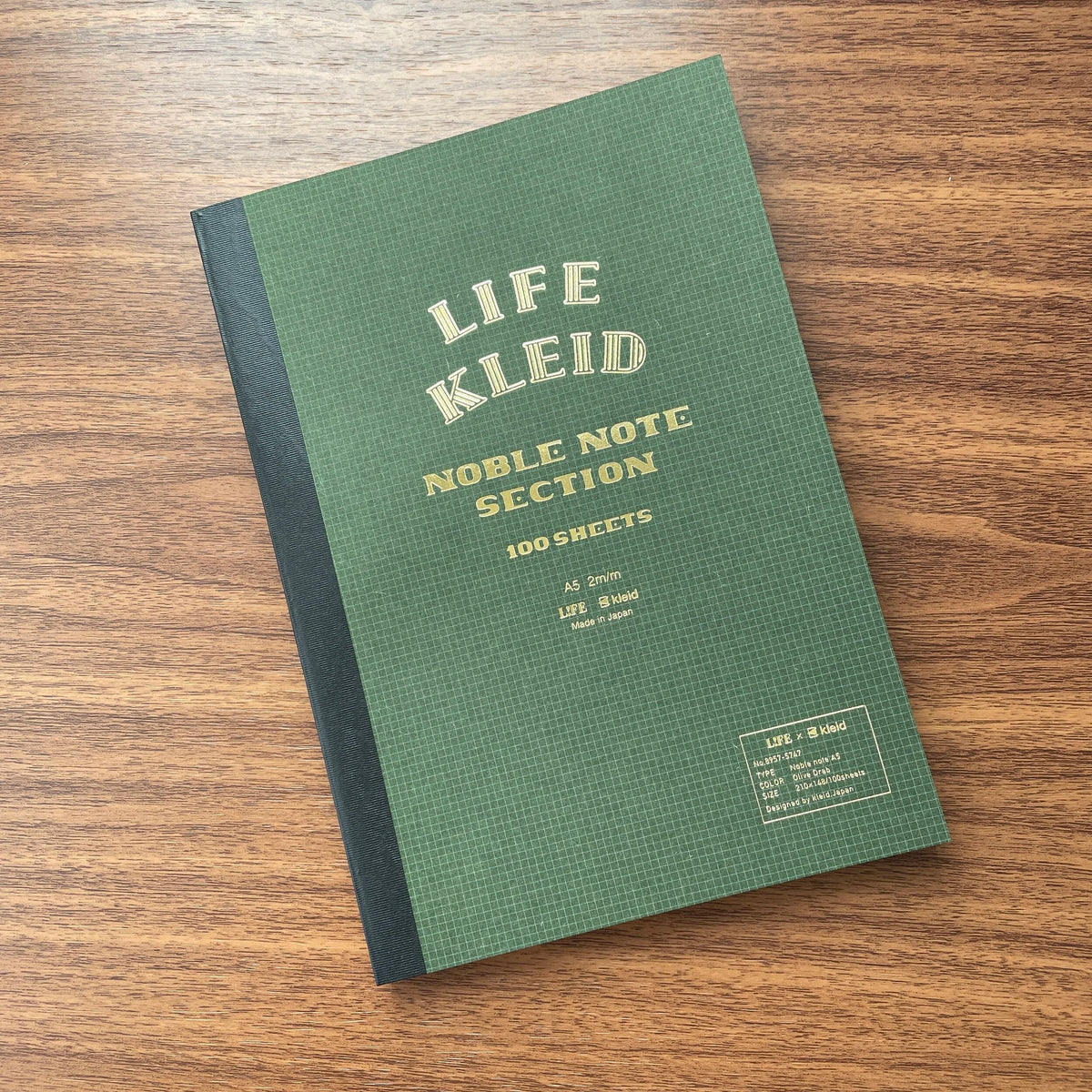 Life x Kleid "Noble Note" Grid Notebooks