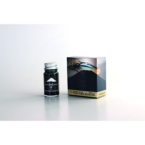 Teranishi Fujiyama Irodori Fountain Pen Ink Zen Black Bottle