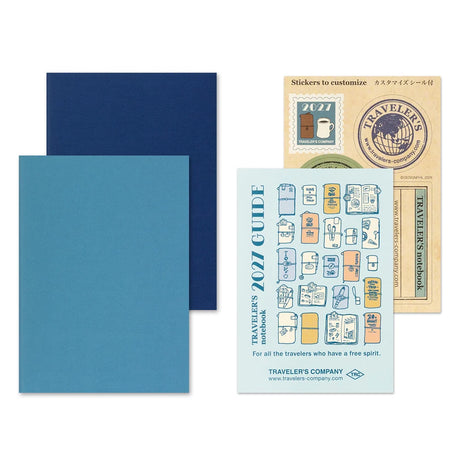 2027 TRAVELER'S Company Weekly Diary Passport Size Cover Inserts