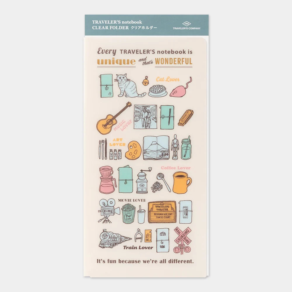 TRAVELER'S Company 2027 Plastic Folders Standard Cover