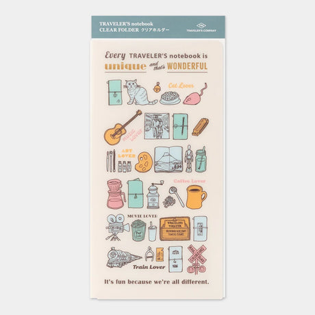 TRAVELER'S Company 2027 Plastic Folders Standard Cover