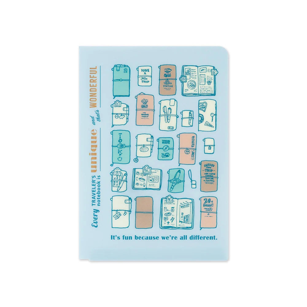 TRAVELER'S Company 2027 Plastic Folders Passport Cover