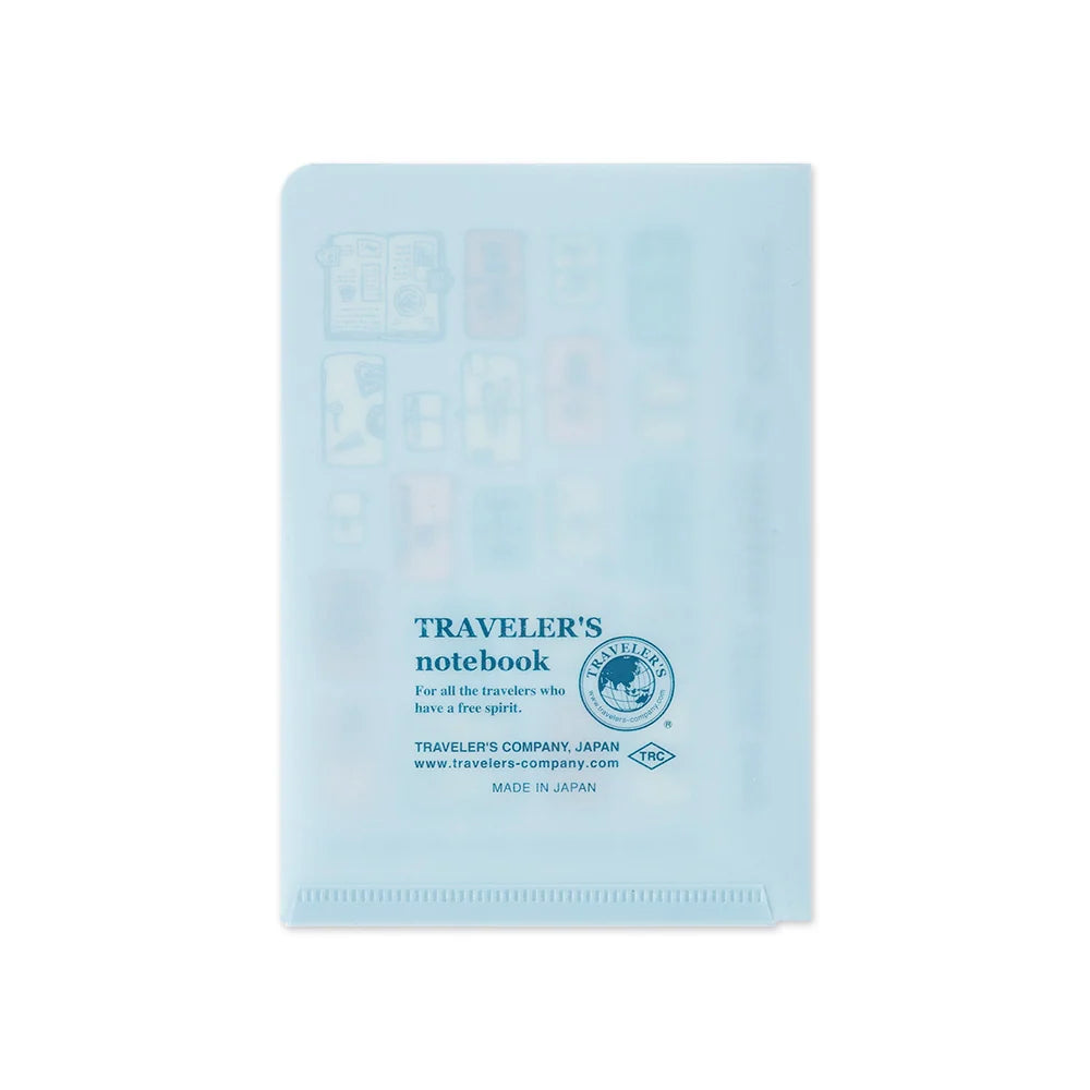 TRAVELER'S Company 2027 Plastic Folders Passport Reverse