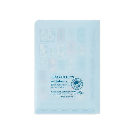 TRAVELER'S Company 2027 Plastic Folders Passport Reverse