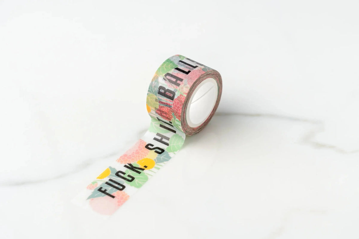 iLootPaperie Floral Cuss Words Washi Tape (Multiple Designs)
