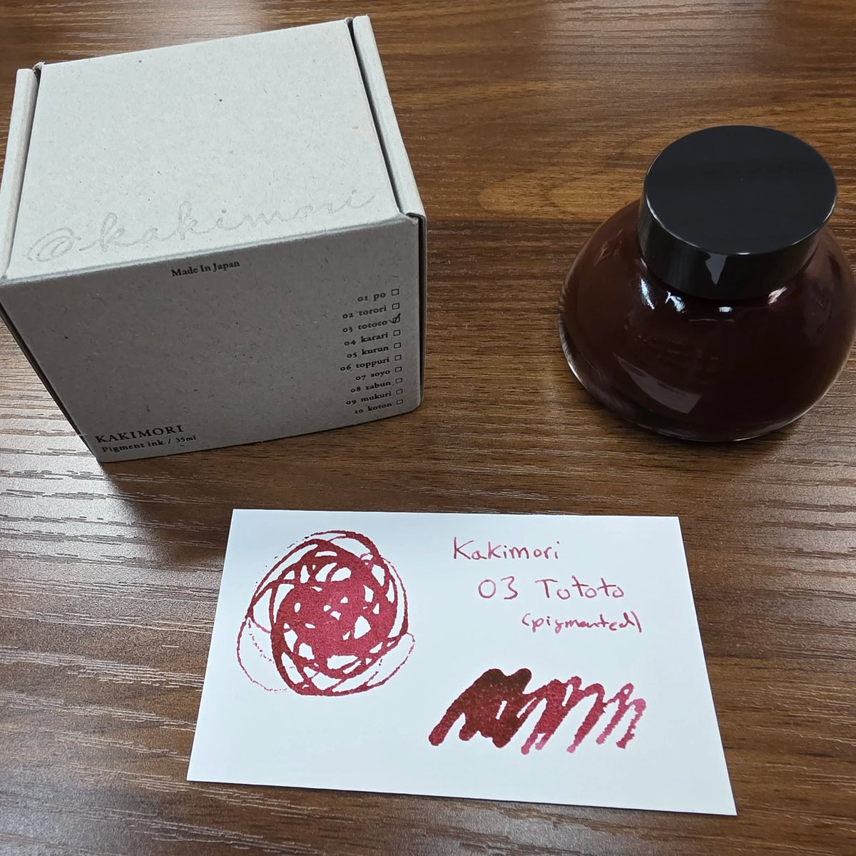 Kakimori Pigmented Ink / Standard Line