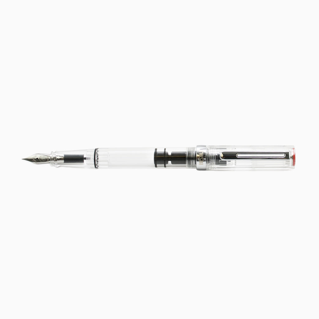 TWSBI ECO Creme and Rose Gold Fountain Pen Posted