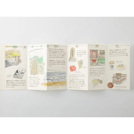 TRAVELER'S Notebook Standard Specialty Paper Refill Accordion Demonstration