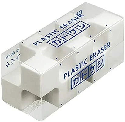Kokuyo Plastic Erasers (Rectangular and Angled)