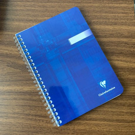 Clairefontaine Wirebound Notebooks (Grid/Lined Variants) Blue Cover