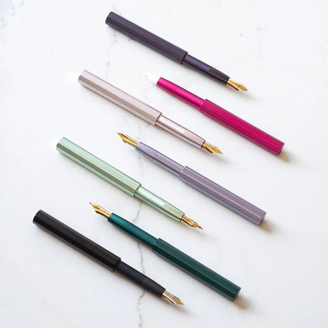 Tom's Studio Studio Pocket Fountain Pens Capped and Uncapped