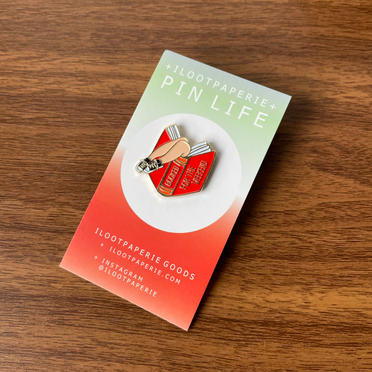 Booked for the Weekend Soft Enamel Lapel Pins
