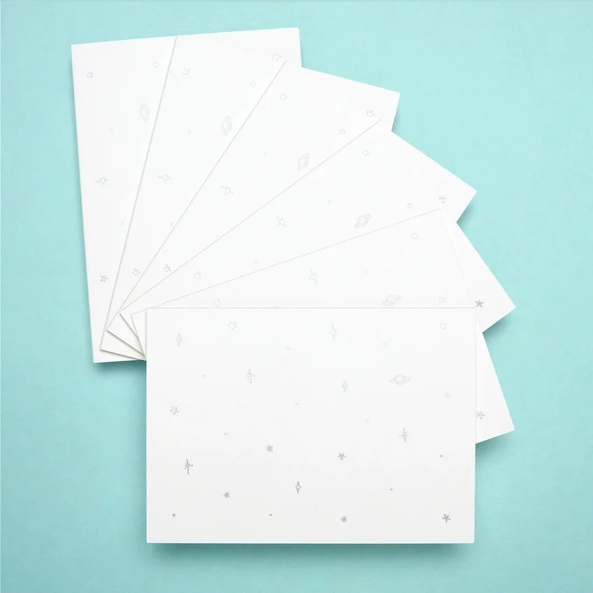 Shorthand Folded Letterpress Correspondence Cards (Multiple Designs)