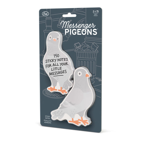 Fred & Friends Pigeon Sticky Memo Pads in packaging