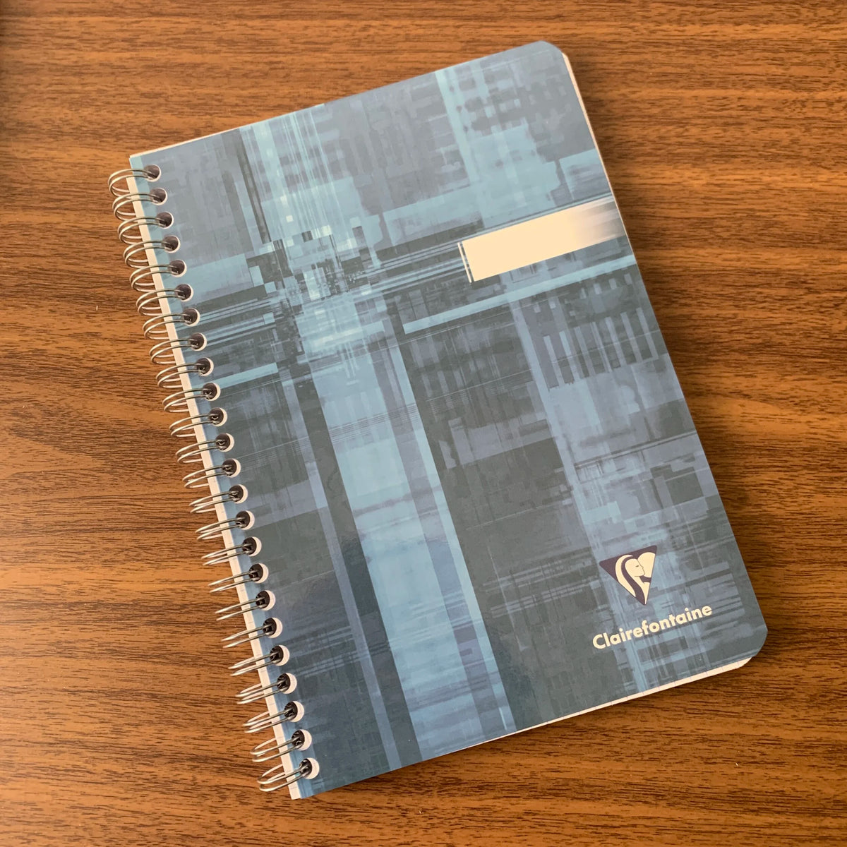 Clairefontaine Wirebound Notebooks (Grid/Lined Variants) Grey Blue Cover