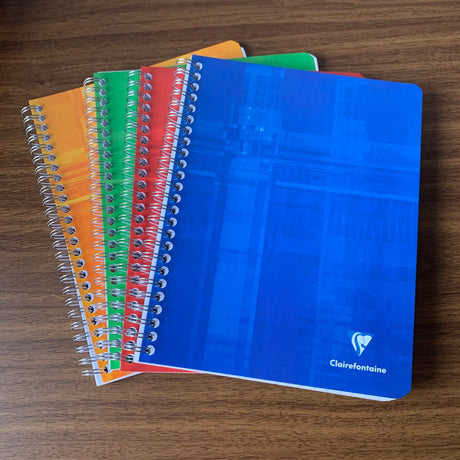 Clairefontaine Wirebound Notebooks French-Ruled A5
