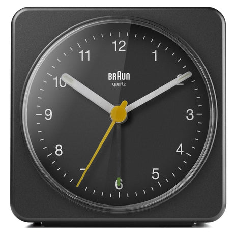 Braun Large Travel Alarm Clock Black