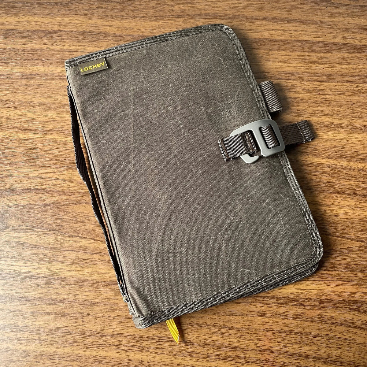 Lochby Field Journal Brown on Table