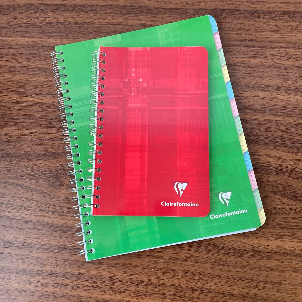 Clairefontaine Multi-Subject Notebook Large and Small Sizes Compared
