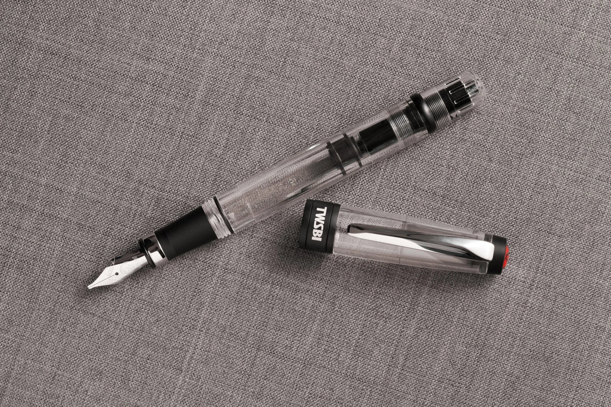 TWSBI Diamond 580 ALR Black Uncapped and Un-Inked