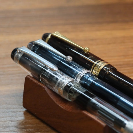 Pilot Custom Heritage 92 Demonstrator Fountain Pen compared against Custom 74 and Custom 823