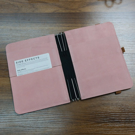 Roterfaden Taschenbegleiter LTD_039 A5 Pink Suede Interior