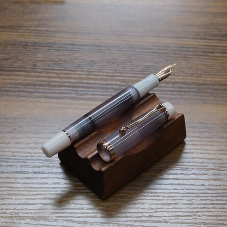 Opus 88 Harmony Fountain Pen Mocha Mousse Uncapped