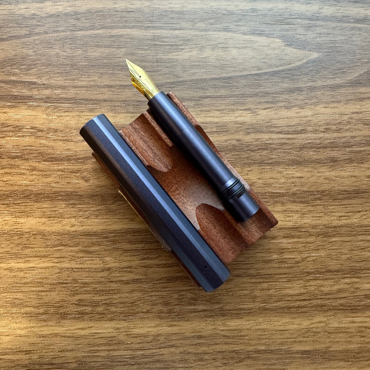 Tom's Studio Studio Pocket Fountain Pen Iris Uncapped