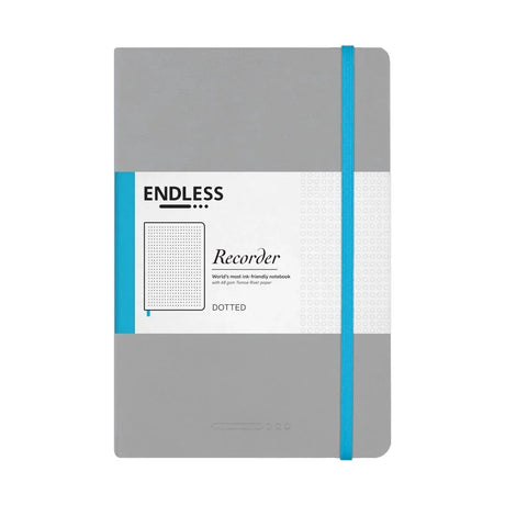 Endless Recorder A5 Notebook Cover Grey Dot