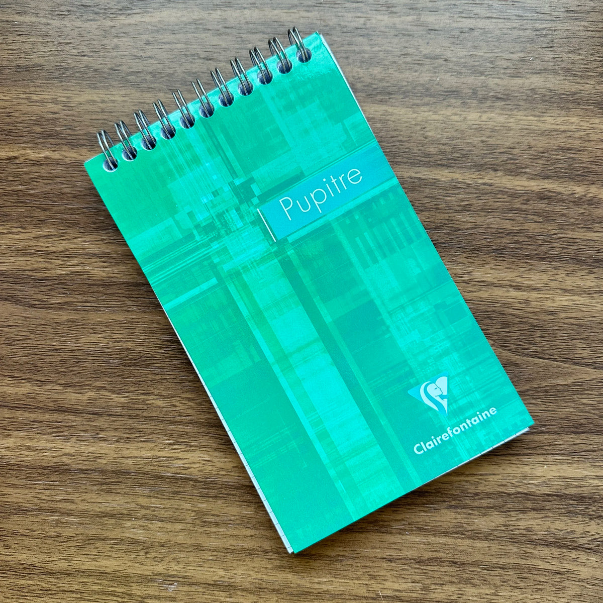 Clairefontaine Top-Bound Reporter's Notebook Green Cover Reporter Size