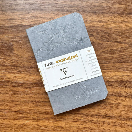 Clairefontaine Life.Unplugged A7 Pocket Notebooks Grey