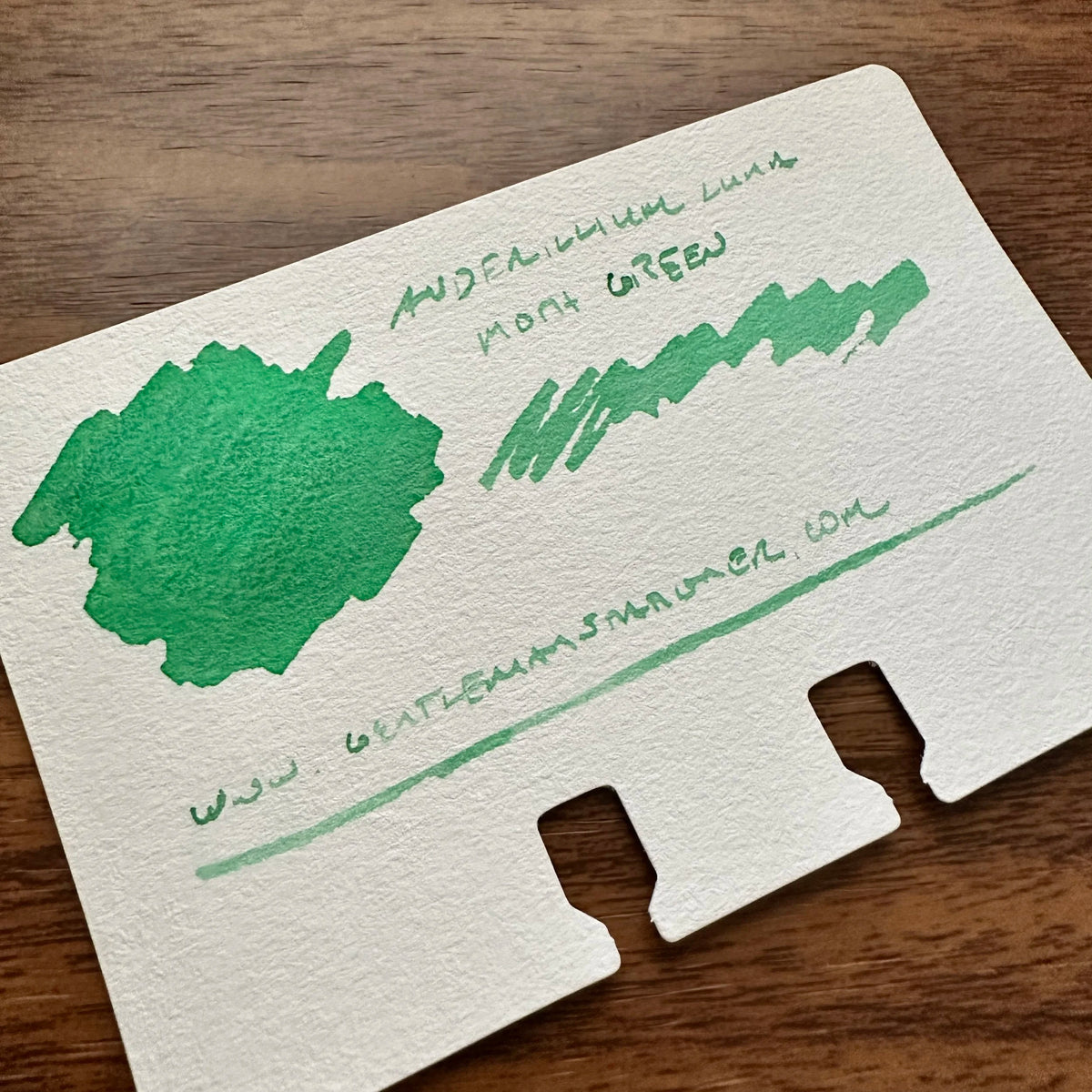 Anderillium Ink Luna Moth Green Swatch