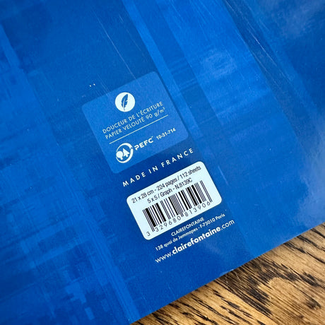 Clairefontaine Four-Subject Spiral Notebook 225-pages (Specifications)