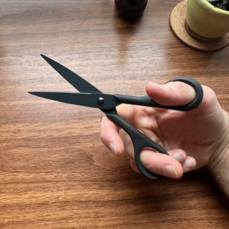 Allex Desk Scissors Fluorine Blades In-Hand