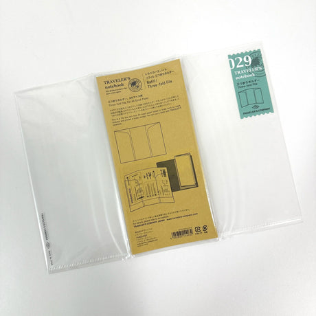 TRAVELER'S Notebook PVC Three-Fold File