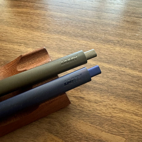 Lamy Noto Ballpoint Pens Showing Knock