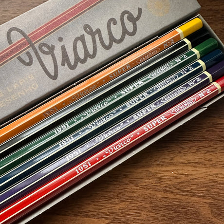 Viarco Vintage 1951 Pencils Barrel Imprints