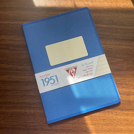 Clairefontaine 1951 A5 Staplebound Notebook Blue
