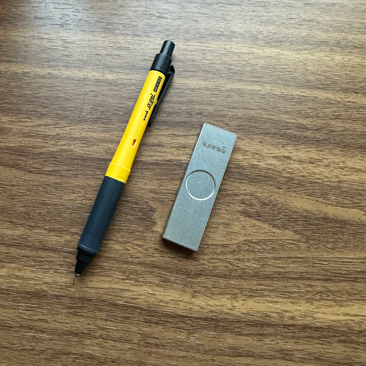 Uni Mechanical Pencil Lead Metal Case