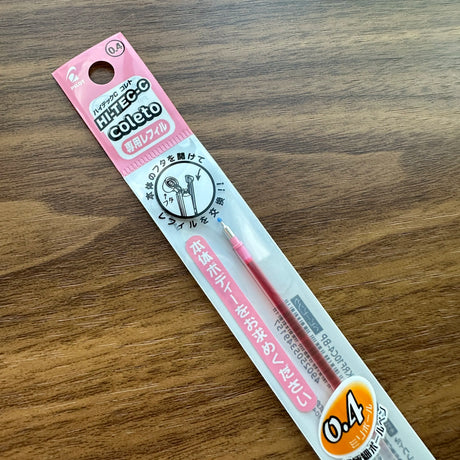Pilot Hi-Tec-C Coleto Refills Baby Pink