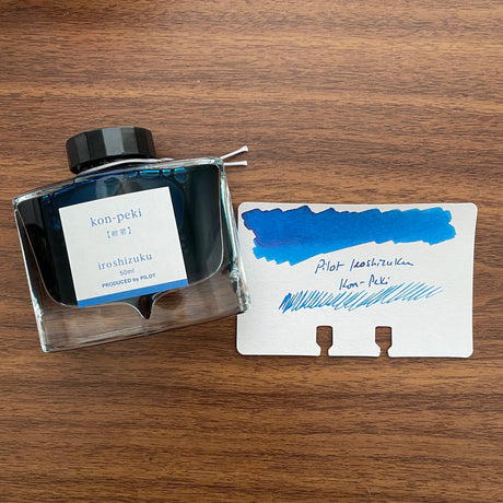 Pilot Iroshizuku 50ml Bottled Ink Kon-Peki