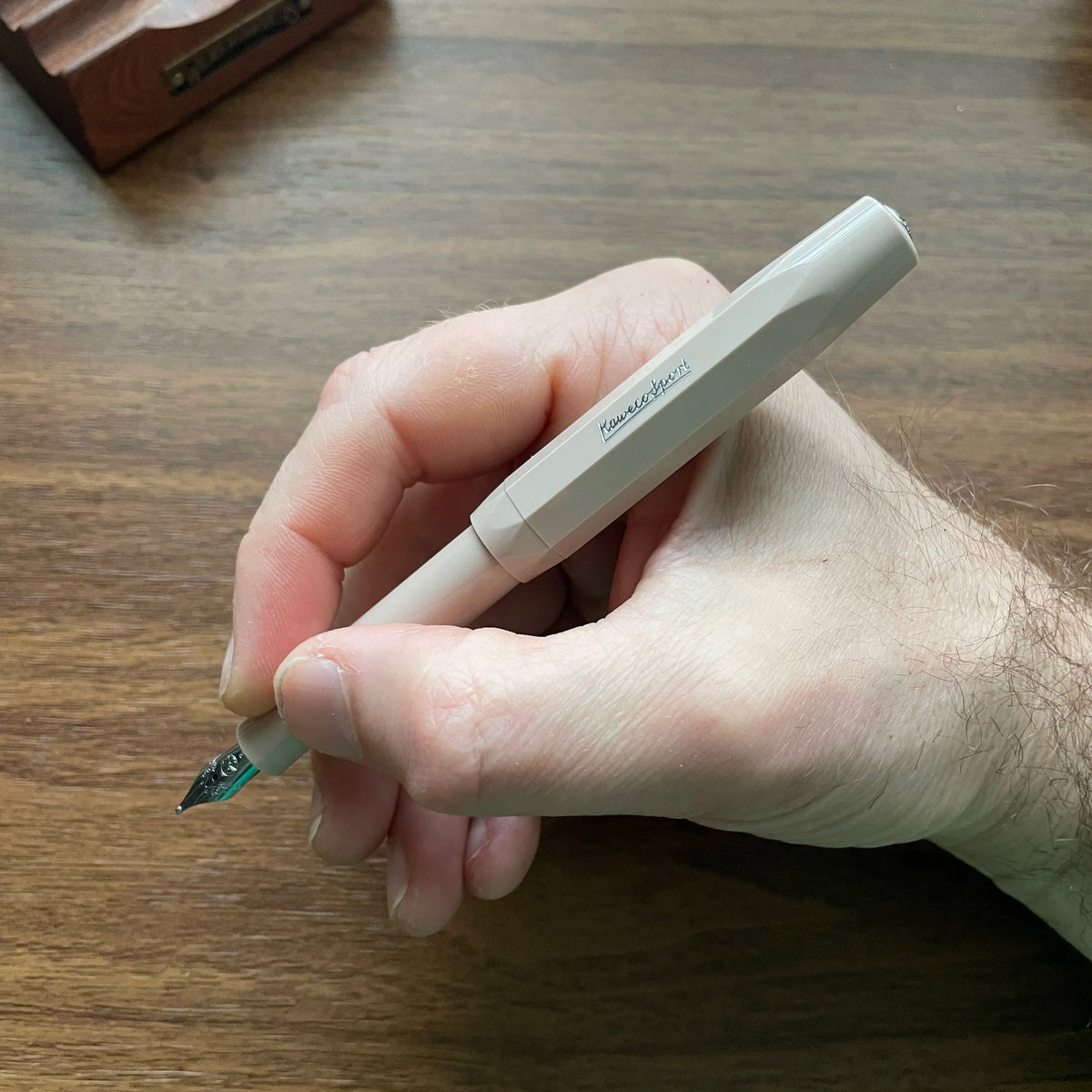 Kaweco Skyline Sport Mocha Posted In Hand