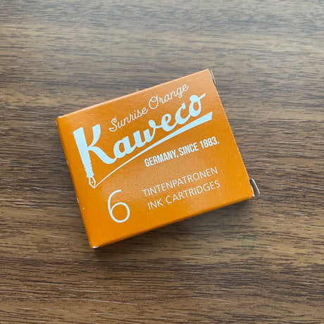 Kaweco Fountain Pen Ink Cartridges Orange