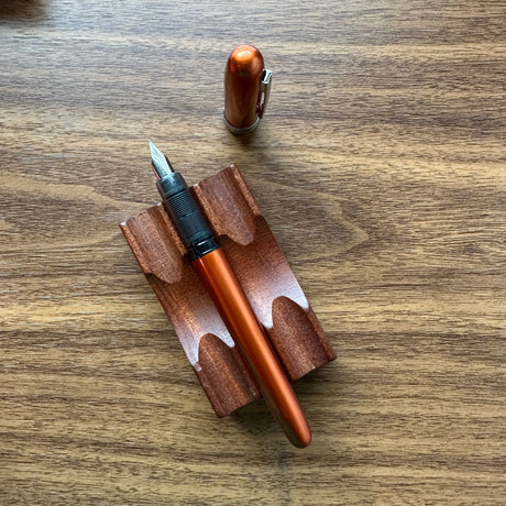Platinum Prefounte Fountain Pens Nova Orange Uncapped
