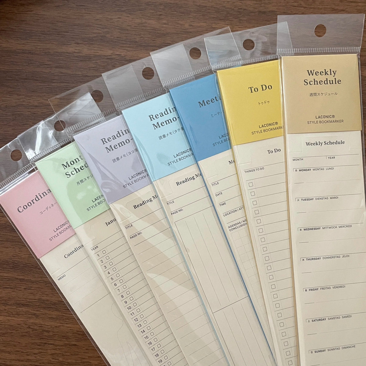 Laconic Style Bookmarkers