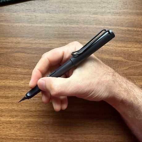 Lamy Safari Standard Fountain Pen in Hand Posted