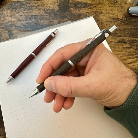 Pilot S20 Ballpoint Pens Brown In Hand