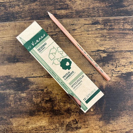 Viarco ECO Natural Pencil HB2 Dozen Package