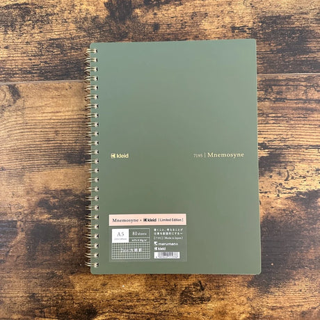 Mnemosyne x Kleid Spiral Notebooks