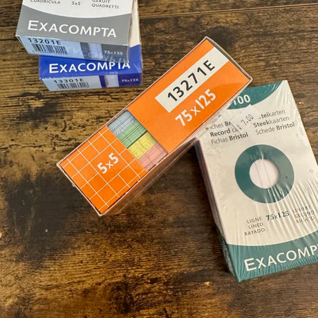 Exacompta Index Cards Multicolor view